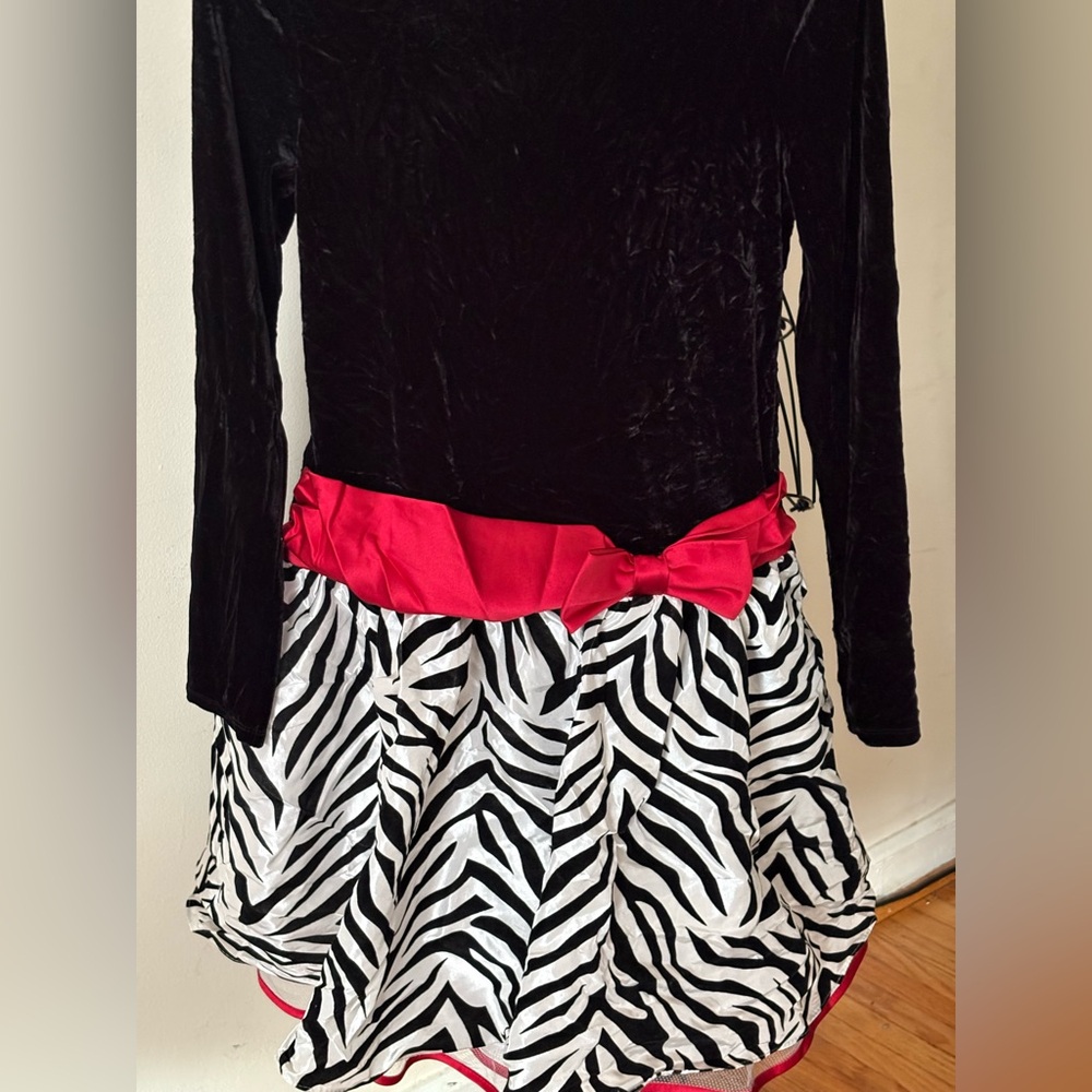 WINTER SALE ** Bonnie Jean Black and Pink Formal Kids Dress